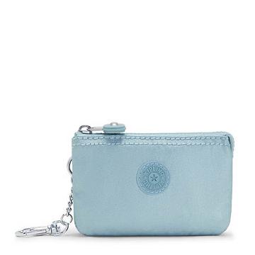 Kipling Creativity Mini Metallic Pouch Keychain Laukut Aqua | FI 2099TC
